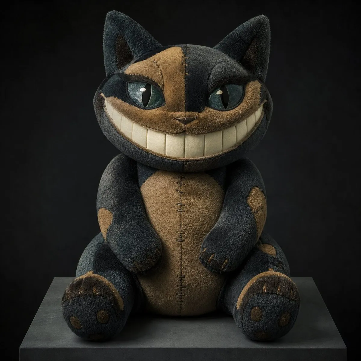 No. 102: E-commerce Main Image - Cheshire Cat Plush Toy Photo — GPT Image 2 image prompt example