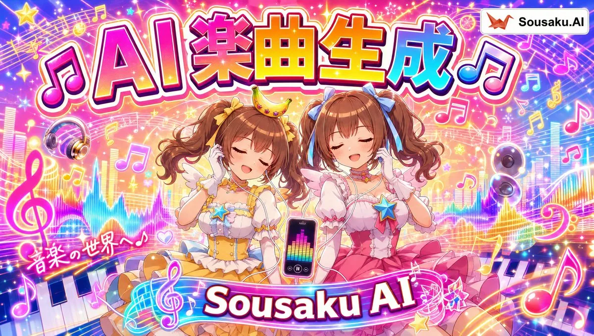 No. 61: YouTube Thumbnail - Magical Girl AI Music Thumbnail — GPT Image 2 image prompt example