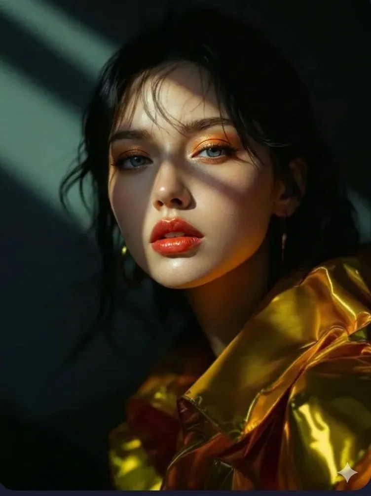 No. 27: Social Media Post - Vogue Editorial Fashion Portrait — Nano Banana Pro image prompt example