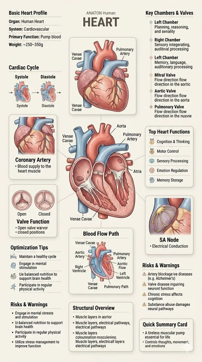 No. 31: Infographic / Edu Visual - Human Anatomy Educational Infographic — Nano Banana Pro image prompt example