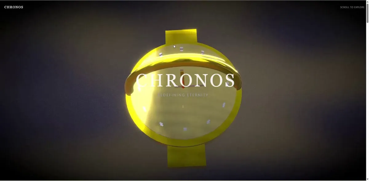 No. 4: Luxury 3D watch product experience page (Next.js + Three.js) — Nano Banana Pro image prompt example