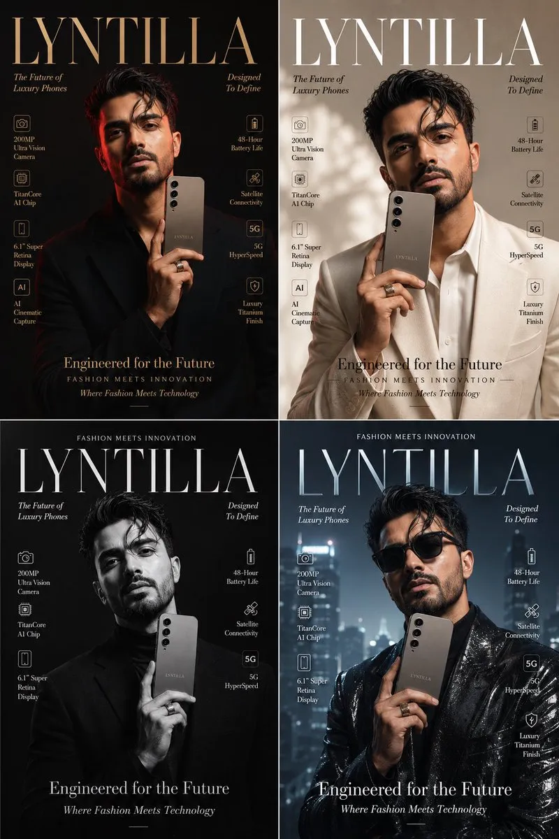 No. 82: Product Marketing - Luxury Fashion Tech Magazine Cover — Nano Banana Pro image prompt example