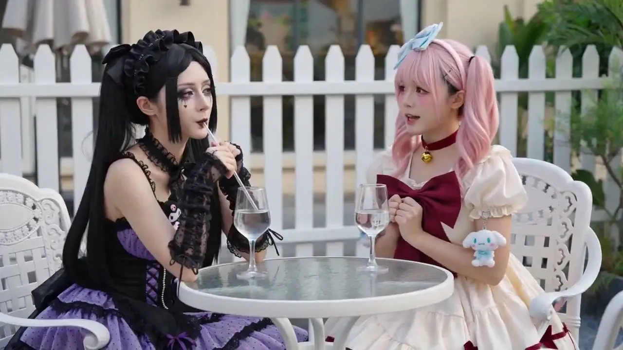 Anime Girls Interaction and Skit — Seedance 2.0 video prompt example
