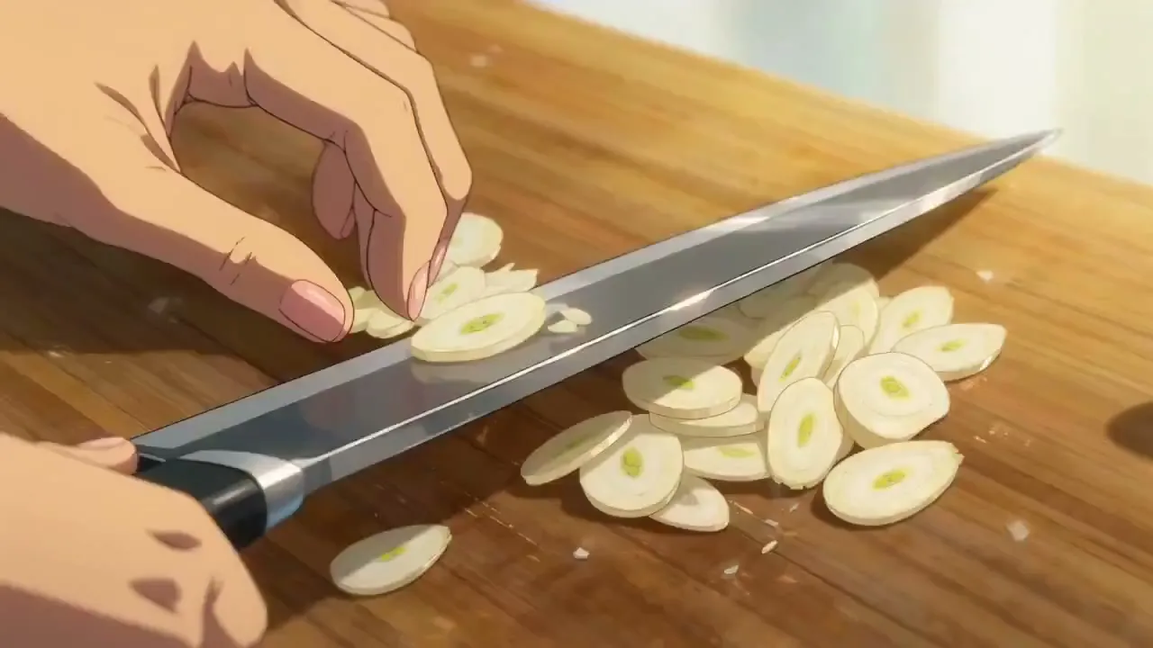 Anime Pasta Cooking Sequence — Seedance 2.0 video prompt example