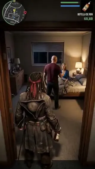 GTA V Style Narrative Animations — Seedance 2.0 video prompt example