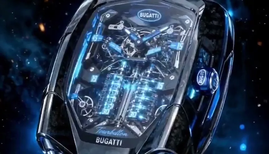 Luxury Bugatti Watch Commercial — Seedance 2.0 video prompt example