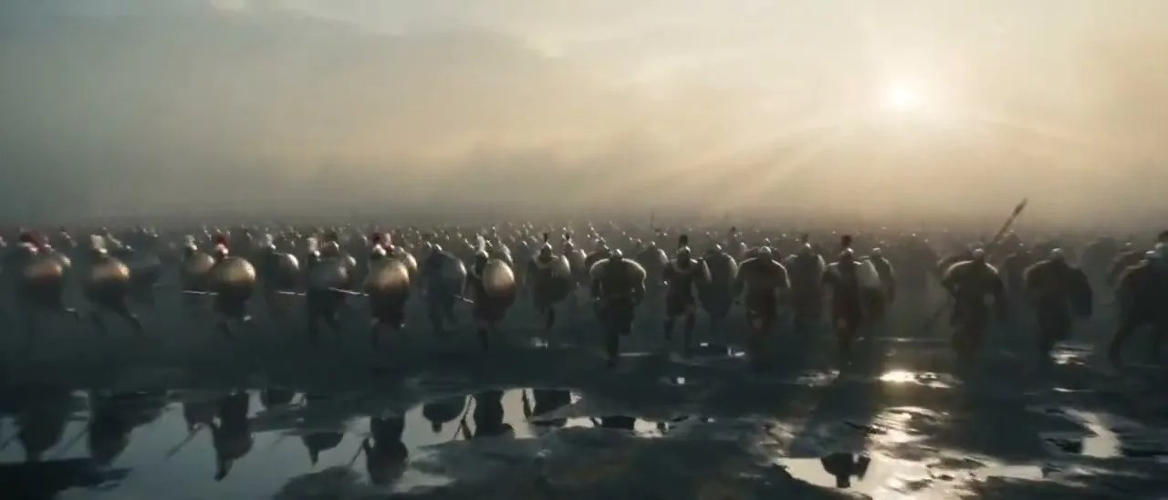Medieval Greek vs Norse Battle Clash — Seedance 2.0 video prompt example