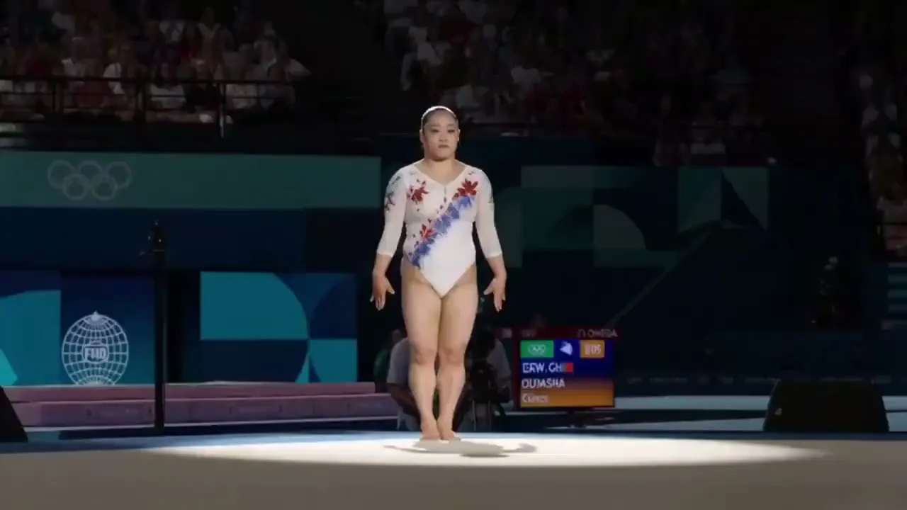 Olympic Gymnast Floor Routine — Seedance 2.0 video prompt example
