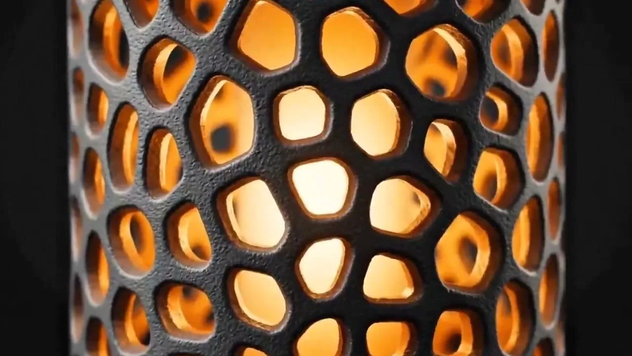 Voronoi Lamp Product Animation — Seedance 2.0 video prompt example