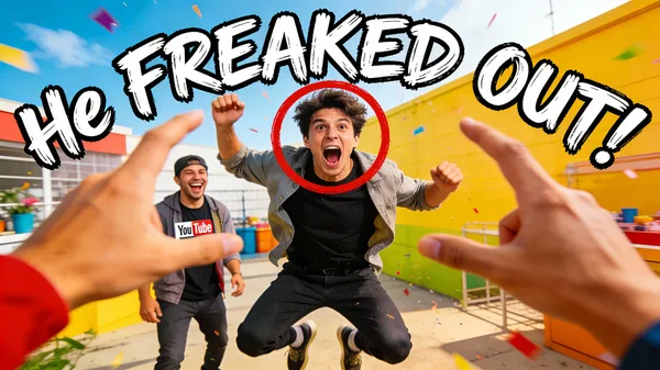 No. 21: Prank Video Thumbnail — Seedream 5 image prompt example