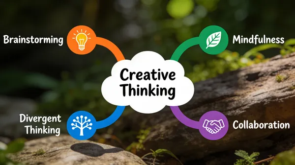 No. 48: Vibrant Mind Map for Creative Thinking — Seedream 5 image prompt example