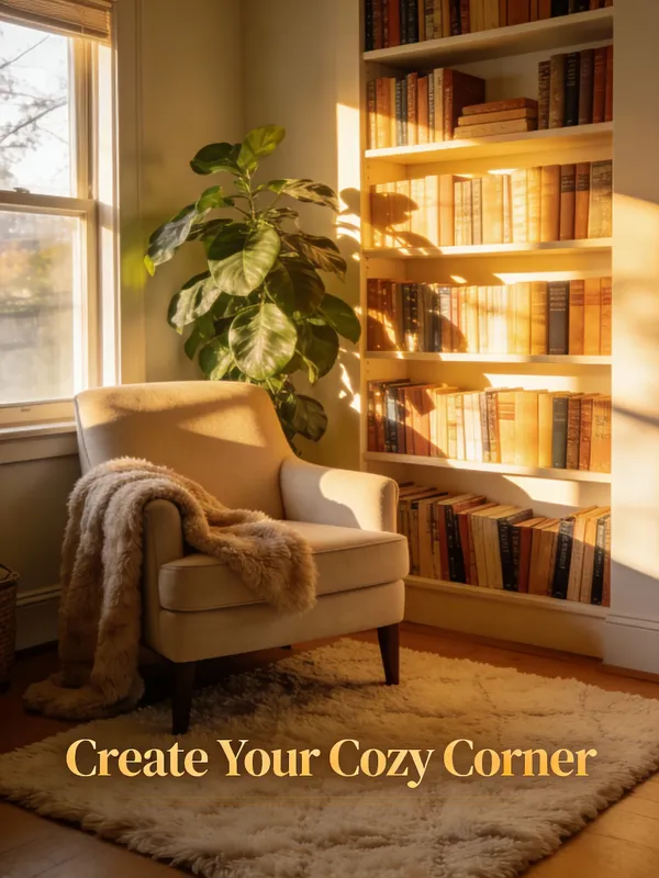 No. 58: Light-Filled Reading Nook — Seedream 5 image prompt example