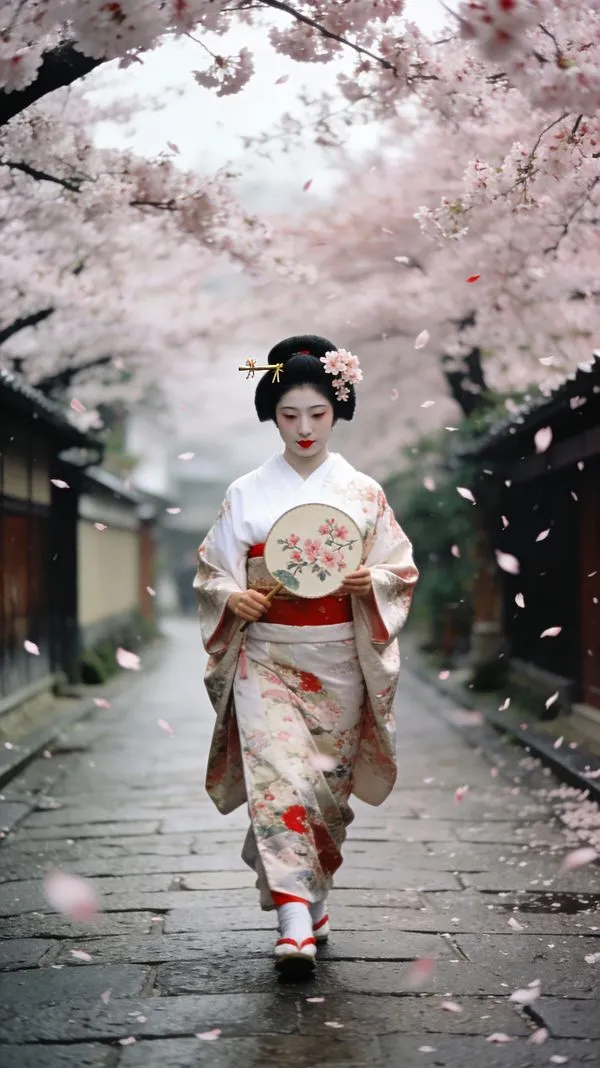 No. 72: Kyoto Geisha Moment — Seedream 5 image prompt example