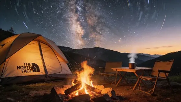 No. 74: Twilight Camping Scene — Seedream 5 image prompt example