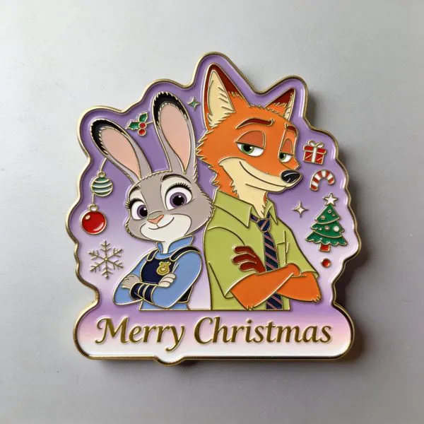 No. 92: Judy and Nick Irregular Fridge Magnet Design — Seedream 5 image prompt example