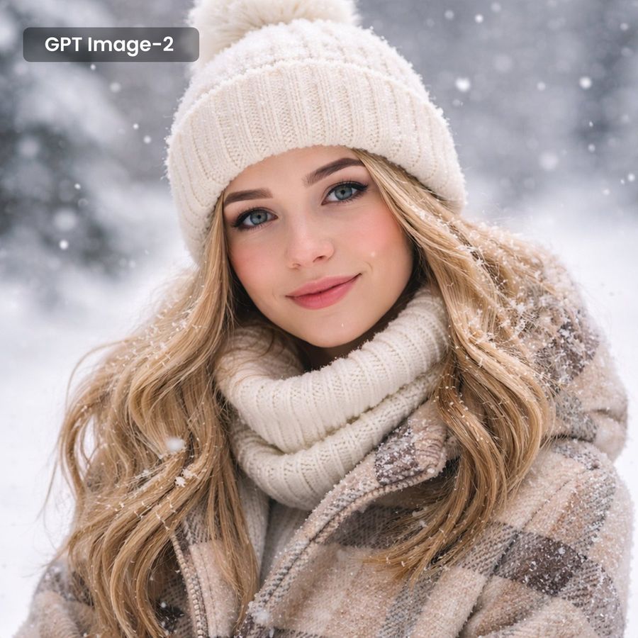 Photorealistic Close-up Portrait of a Beautiful Young Woman with Long — GPT Image 2 image prompt example