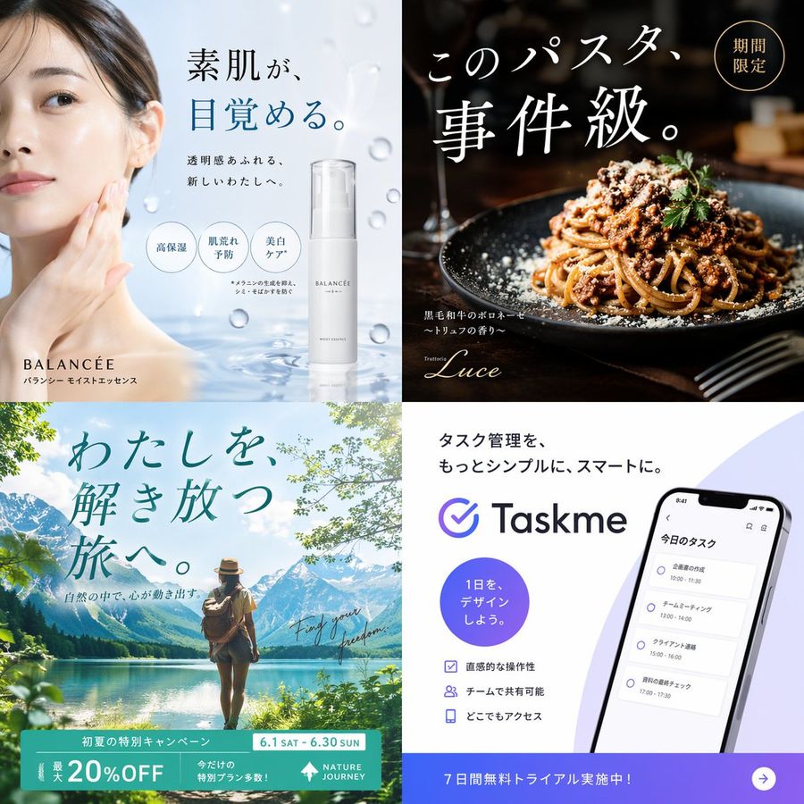 素肌が、目覚める。 — GPT Image 2 image prompt example