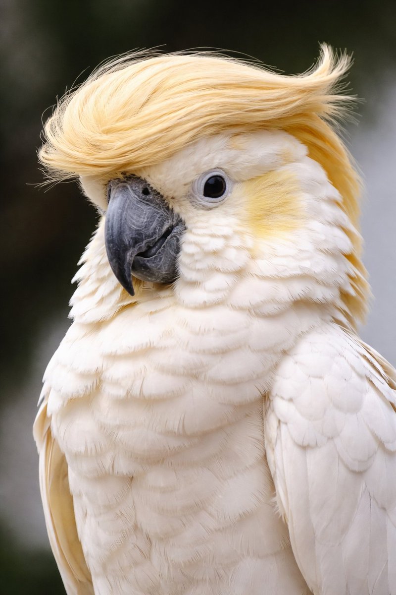 Photorealistic Close-up Portrait of a White Cockatoo Featuring — GPT Image 2 image prompt example