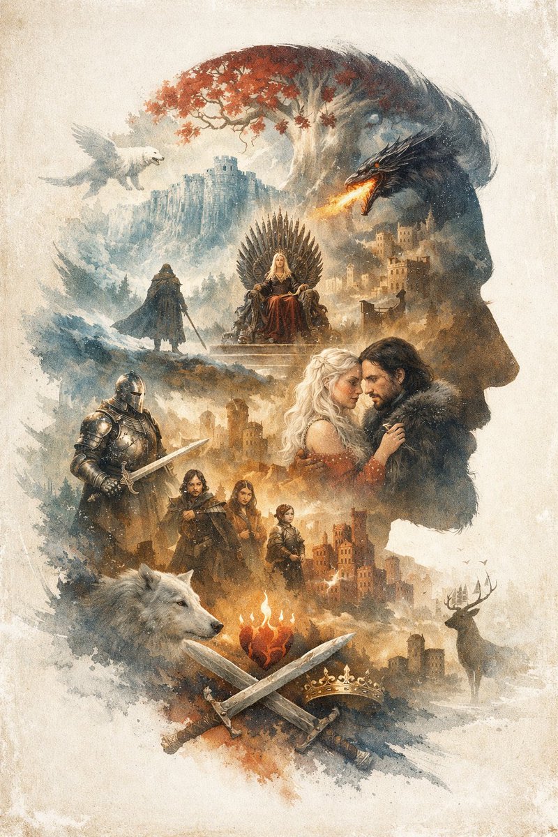 Epic Fantasy Illustration Utilizing a Watercolor and Ink Wash Double — GPT Image 2 image prompt example