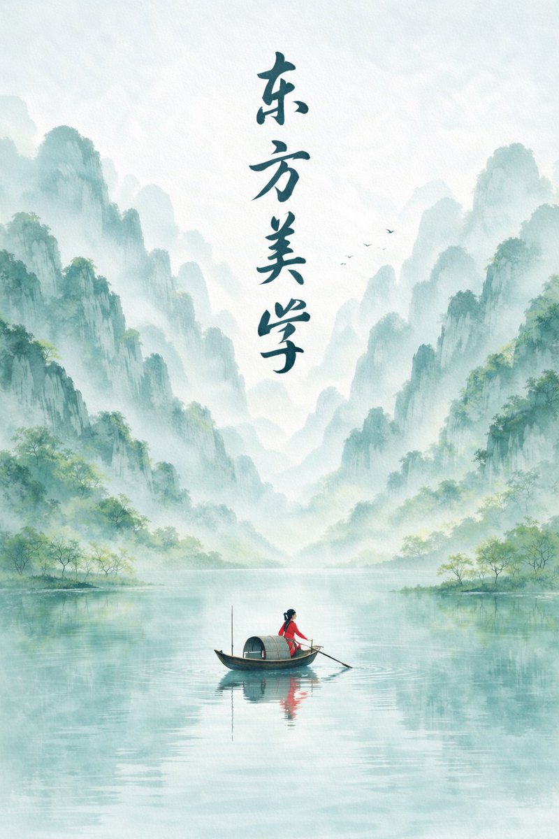 New Chinese Style Ink Wash Landscape Poster, Vertical 9:16 — GPT Image 2 image prompt example