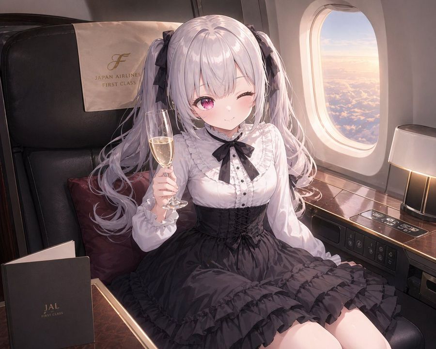 JAL A350-1000 First Class — GPT Image 2 image prompt example