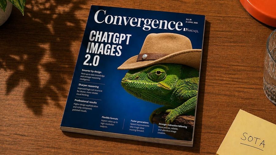 Realistic Editorial Product Photo of a Glossy Magazine Lying — GPT Image 2 image prompt example