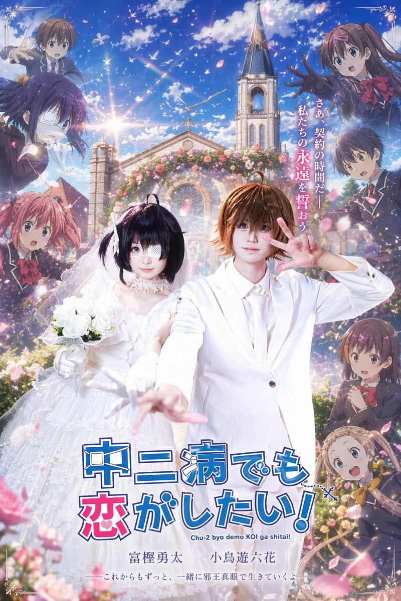 Vertical Anime-inspired Wedding Key Visual Poster That Blends — GPT Image 2 image prompt example