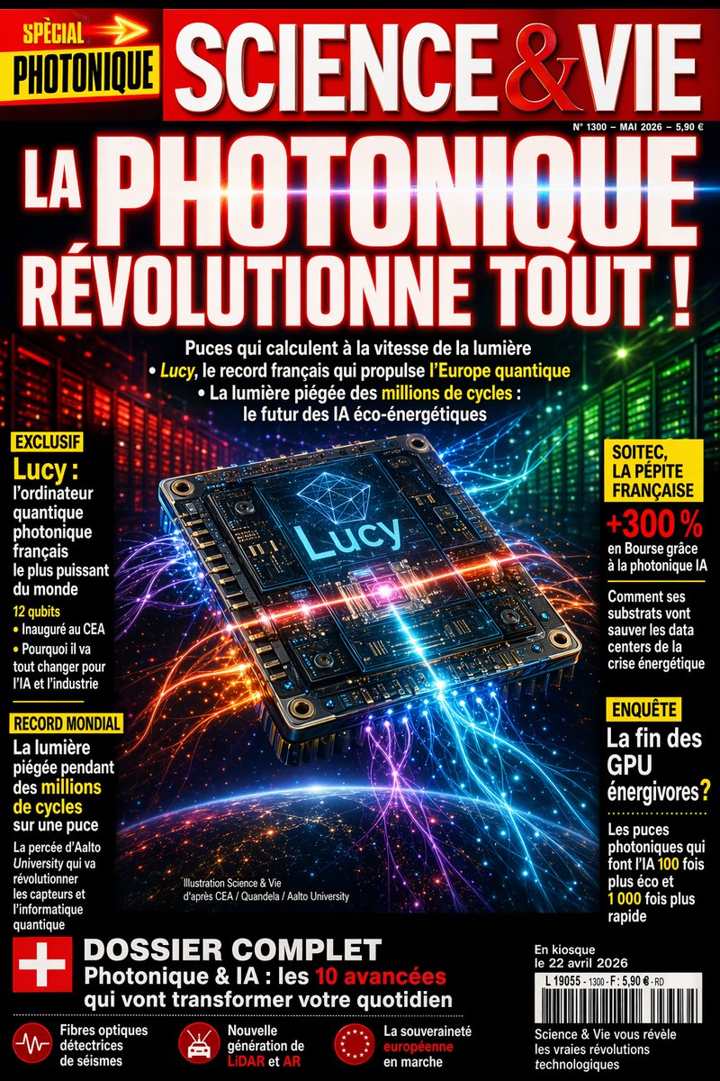 Hyper-detailed French Popular Science Magazine Cover in the Style — GPT Image 2 image prompt example