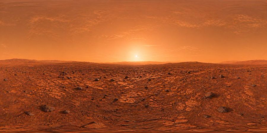Equirectangular Panorama of Mars — GPT Image 2 image prompt example