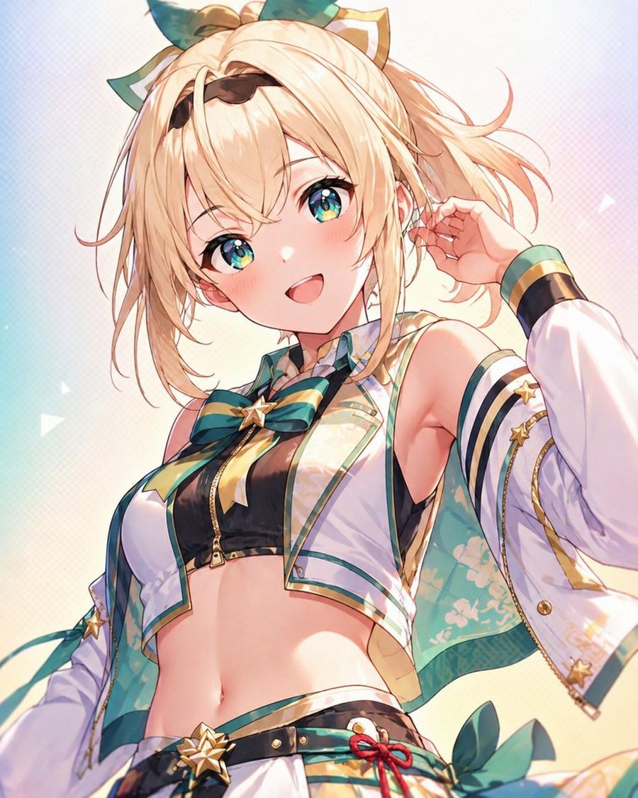 Polished Anime Idol-style Portrait of Kazama Iroha, Shown — GPT Image 2 image prompt example