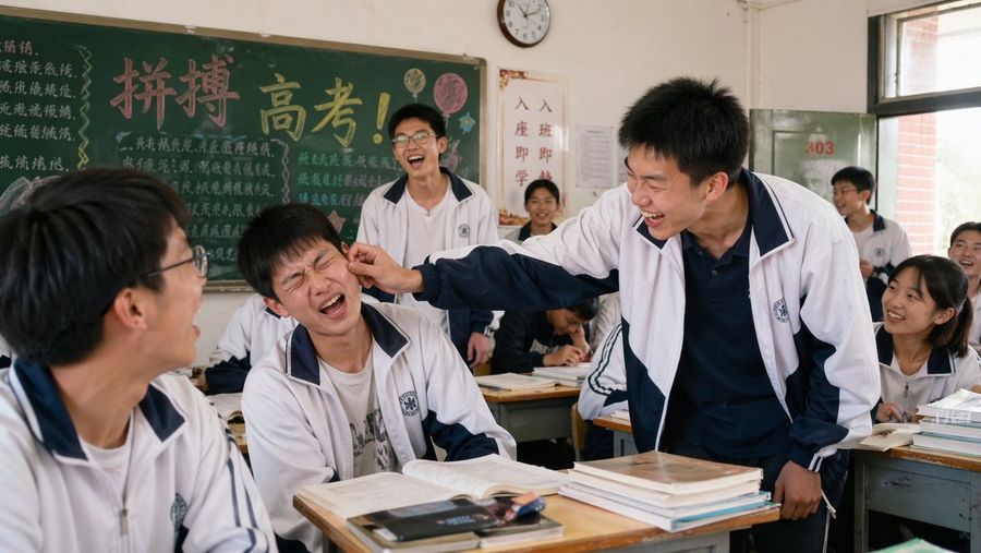 2000s High School Comedy Scene — GPT Image 2 image prompt example