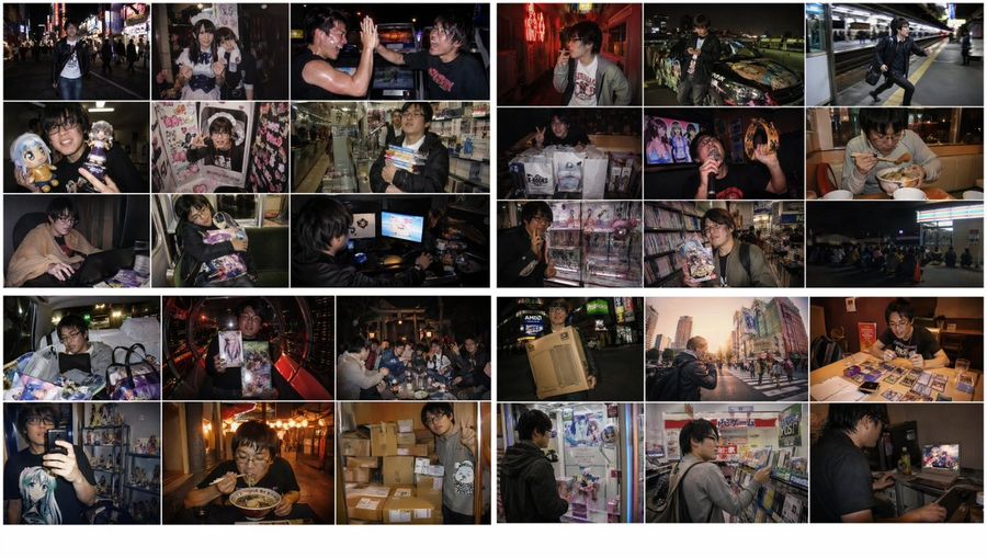 2010s Akihabara Otaku Snapshot Storyboard — GPT Image 2 image prompt example