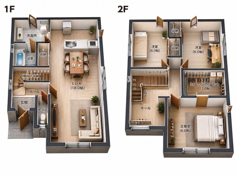 2d Floor Plan 3d Render — GPT Image 2 image prompt example