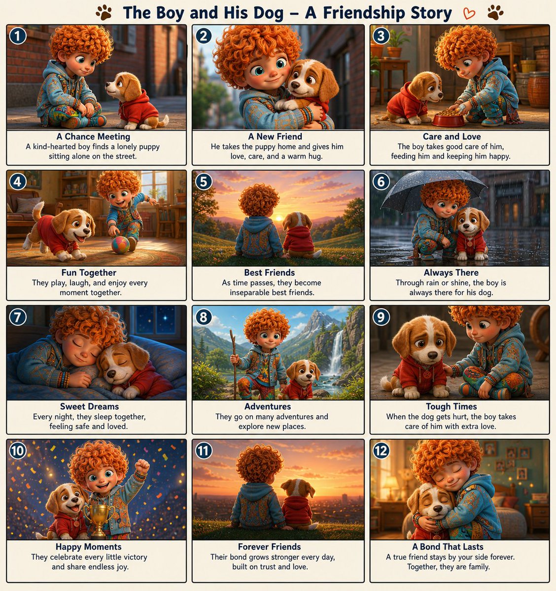 3d Animated Storyboard Poster Grid — GPT Image 2 image prompt example