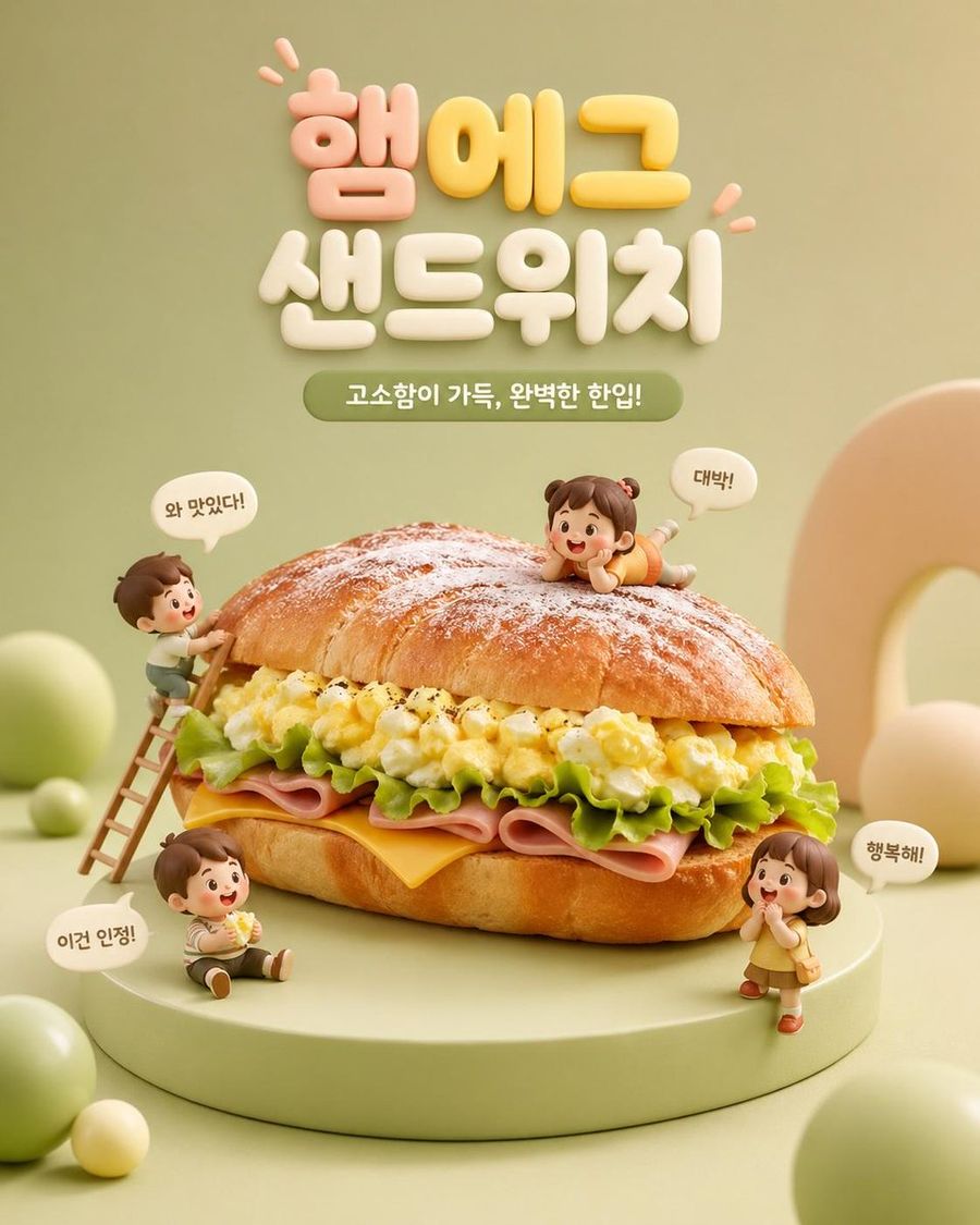 3d Chibi Food Advertisement — GPT Image 2 image prompt example