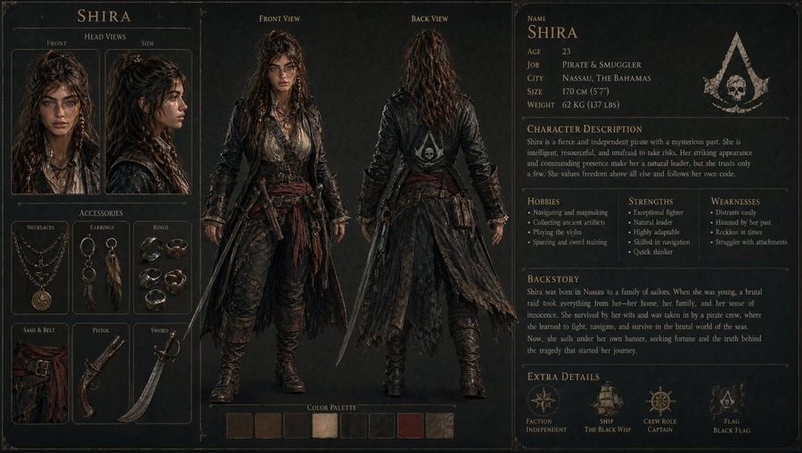 3d Gaming Character Sheet Prompt — GPT Image 2 image prompt example