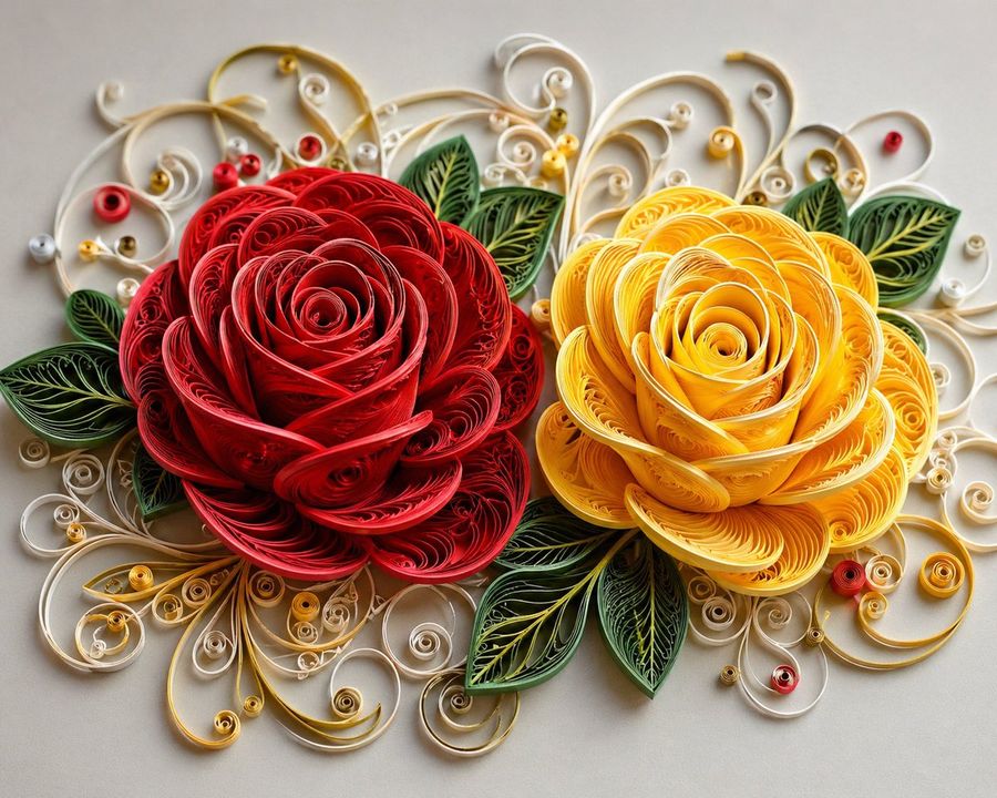 3d Paper Quilling Floral Art — GPT Image 2 image prompt example