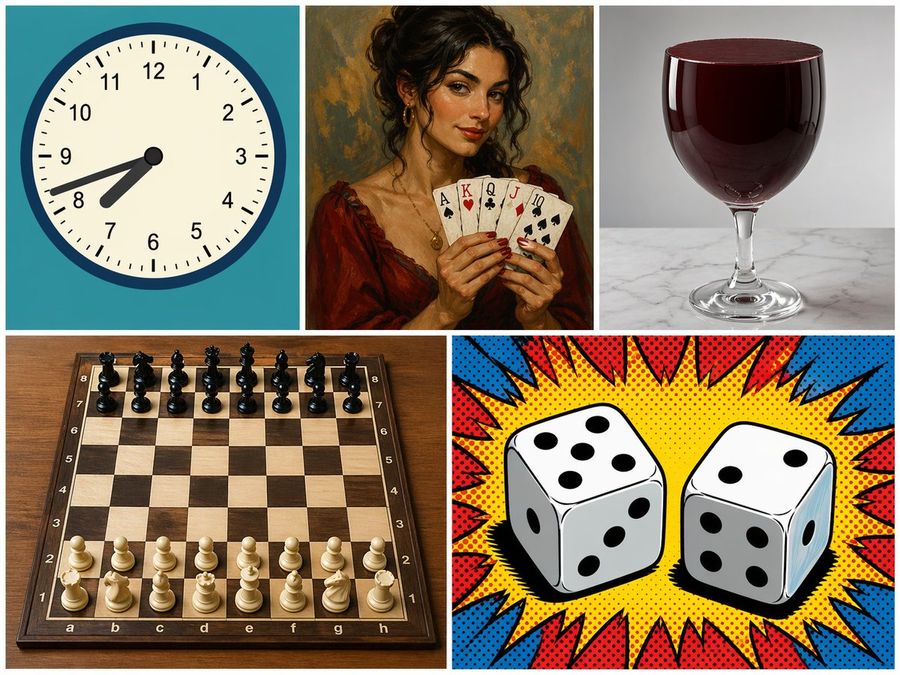 5-Panel Mixed-Media Collage — GPT Image 2 image prompt example