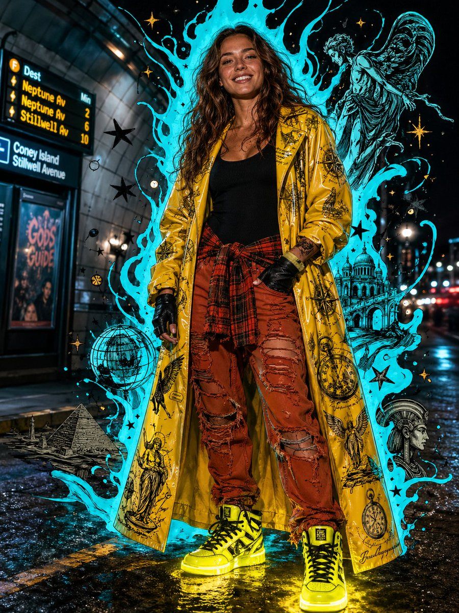 Afrofuturist Streetwear Editorial Portrait — GPT Image 2 image prompt example