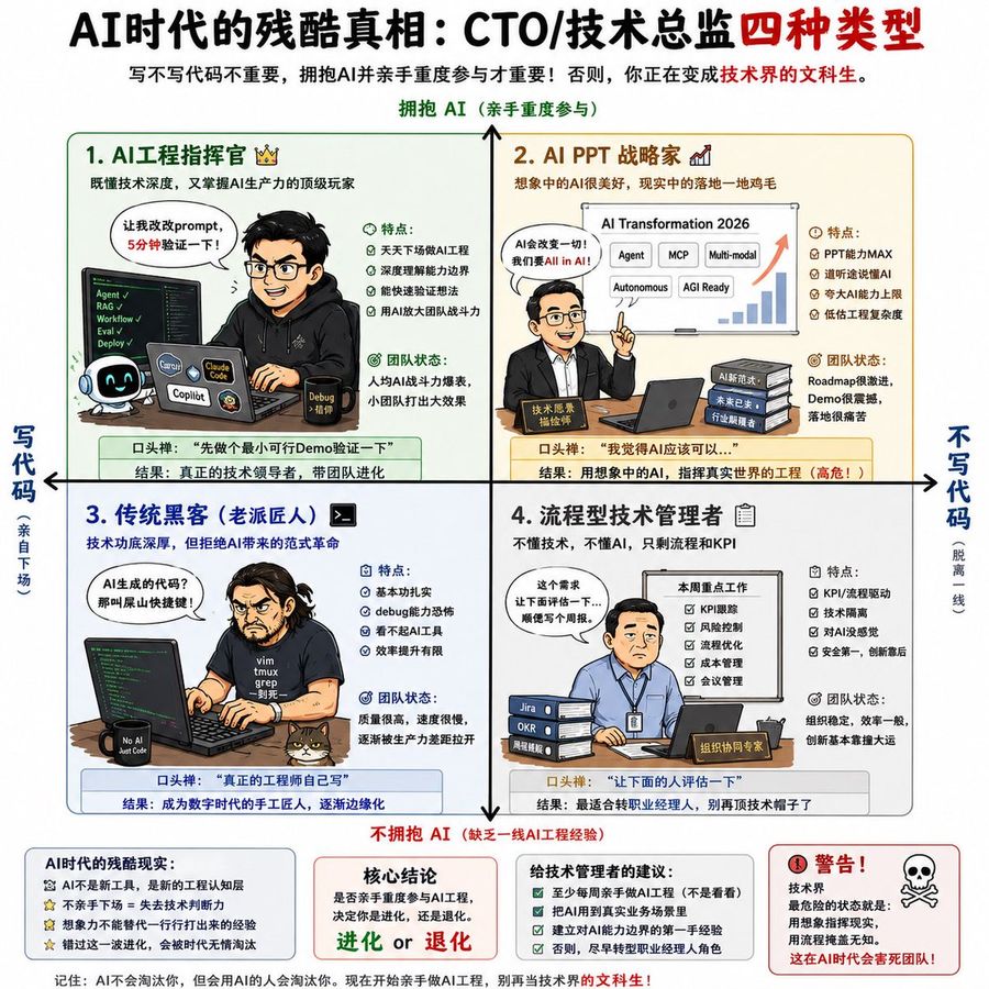Ai Cto Types Infographic — GPT Image 2 image prompt example