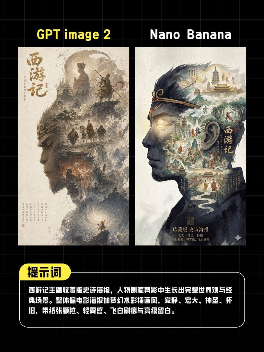 Ai Poster Comparison Thumbnail — GPT Image 2 image prompt example