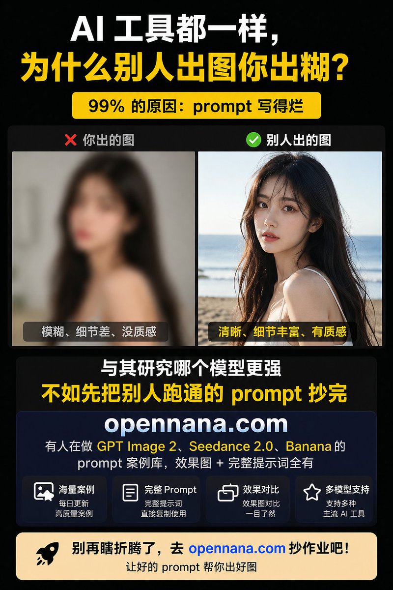 Ai Prompt Comparison Poster — GPT Image 2 image prompt example