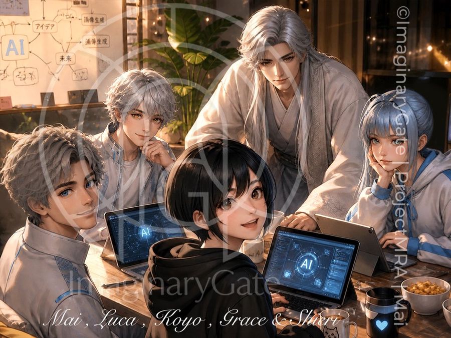 Anime Ai Team Meeting — GPT Image 2 image prompt example