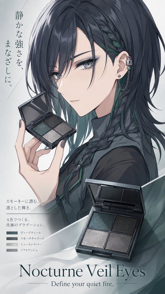 Anime Eyeshadow Poster — GPT Image 2 image prompt example