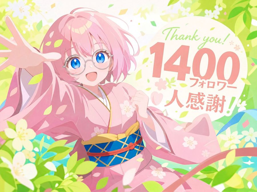 Anime Follower Milestone Poster — GPT Image 2 image prompt example