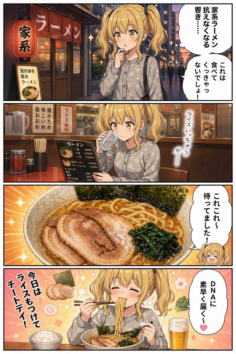Anime Iekei Ramen Comic — GPT Image 2 image prompt example