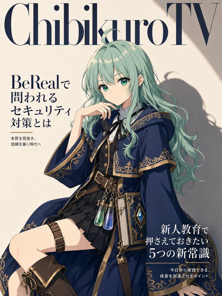 Anime Magazine Cover — GPT Image 2 image prompt example