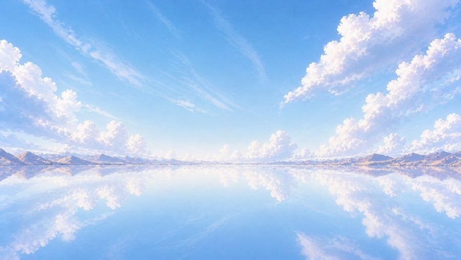 Anime Mirror Lake Background — GPT Image 2 image prompt example