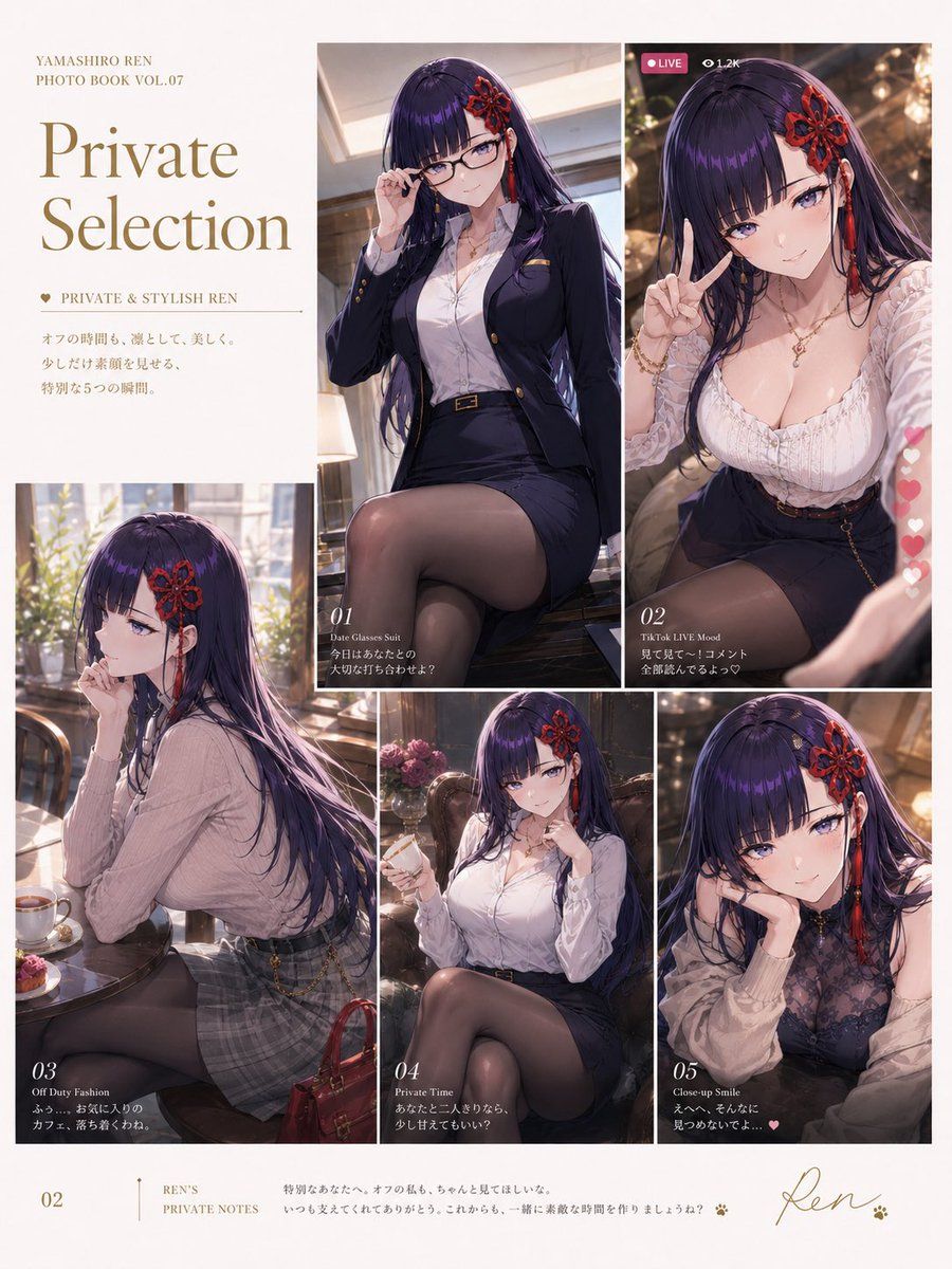 Anime Photobook Collage — GPT Image 2 image prompt example