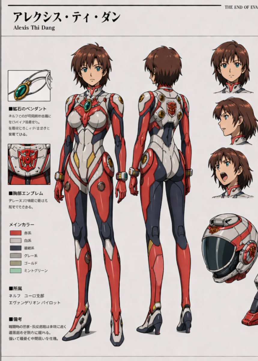 Anime Pilot Reference Sheet — GPT Image 2 image prompt example